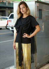 Tulle Bow Drama Tee