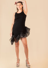 Tulle Trim Tunic Tank Tank Tops Kate Hewko 