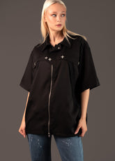 Zip Up Polo Tee Tees Kate Hewko 